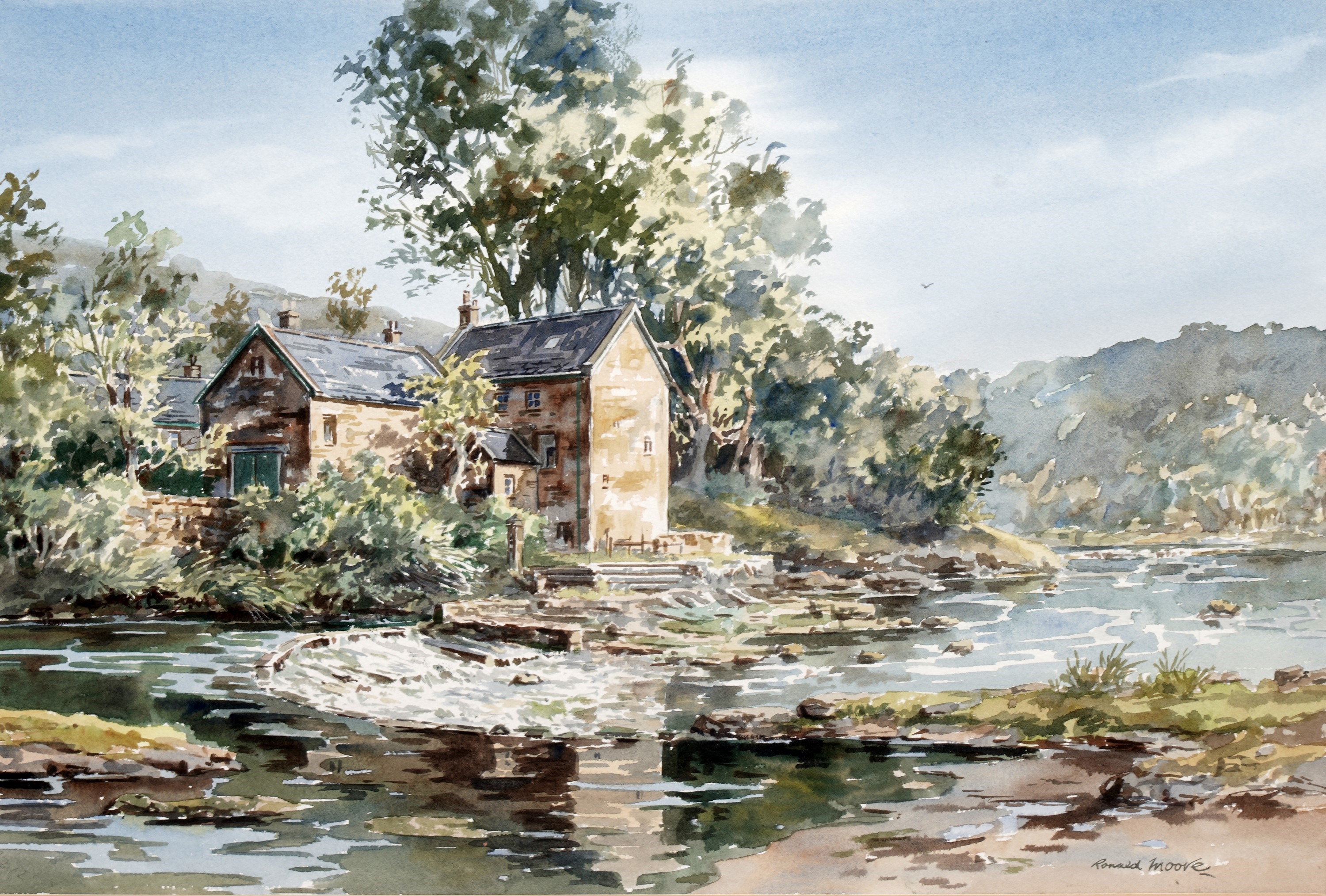 Artwork by Ronald Lambert Moore, Rothbury | watercolour