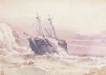 Ship on the rocks - William Cook of Plymouth