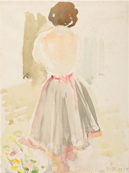 Mädchen Rückenansicht by Silvia Koller, 29. VII. 1959