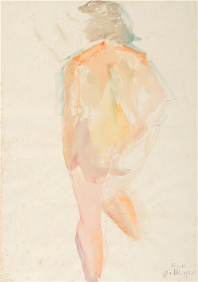 Weiblicher Rückenakt - Silvia Koller