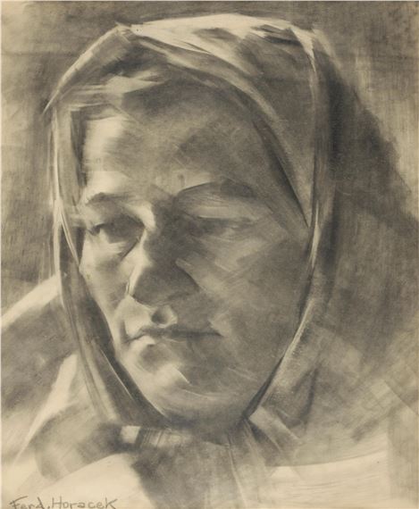 ferdinand-horacek-dame-mit-kopftuch-mutualart