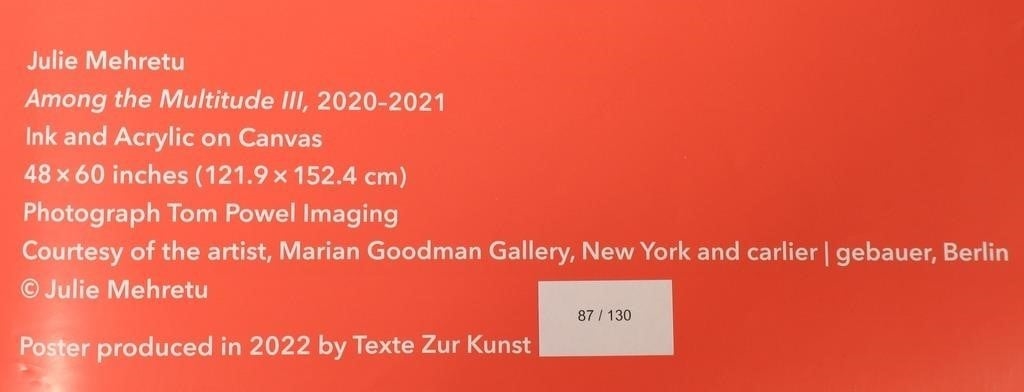 Julie Mehretu | Among the Multitude III (2022) | MutualArt