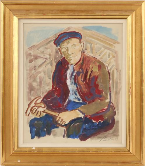 Albin Amelin | Man med hammare (52) | MutualArt