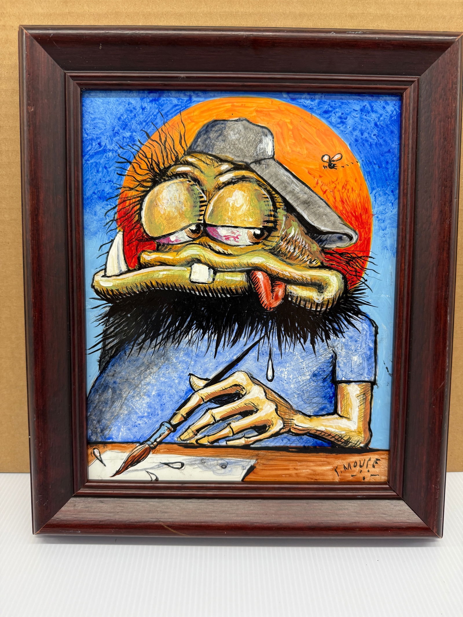 Stanley Mouse | ORIGINAL STANLEY MOUSE PAINTING - FRAMED (2020) | MutualArt