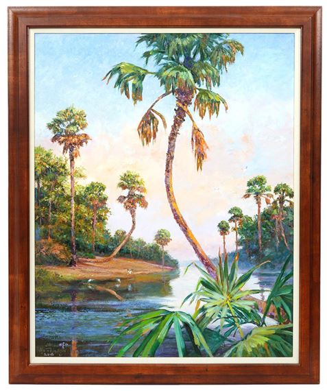 Everglades Landscape Painting - James Hutchinson