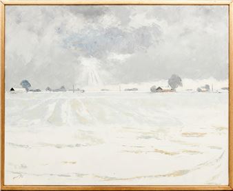 &quot;Winter Day in Löderup&quot; - Arnold Nolle Svensson