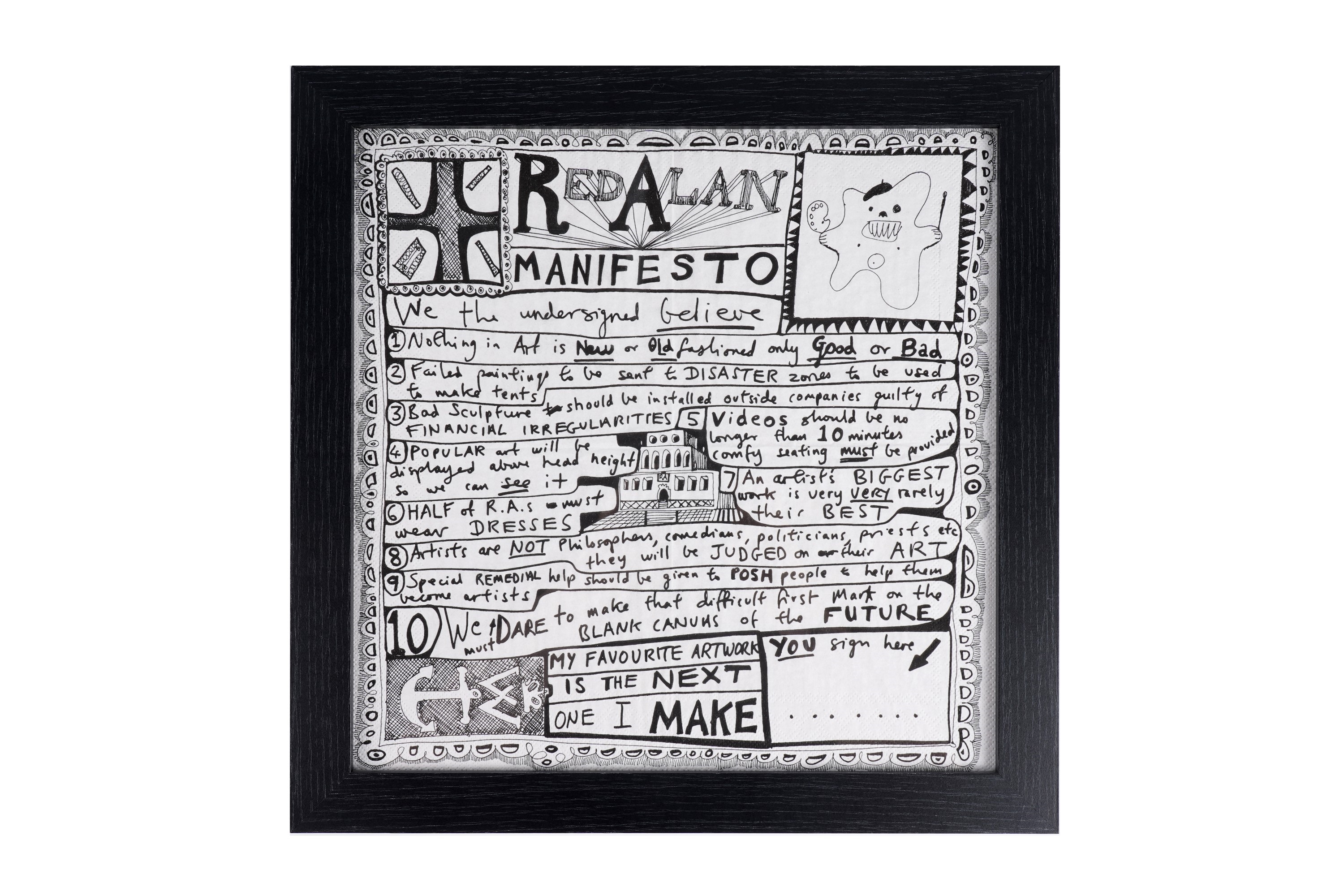 Grayson Perry | Sir Grayson Perry CBE RA - Red Alan Manifesto | print ...