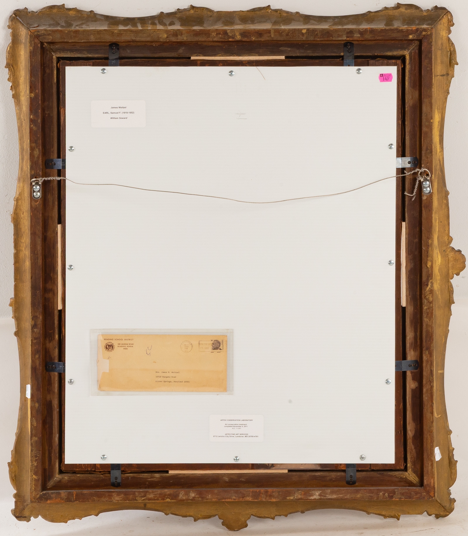 Artwork by Samuel Earl, Portrait of William Seward, Made of Oil on canvas