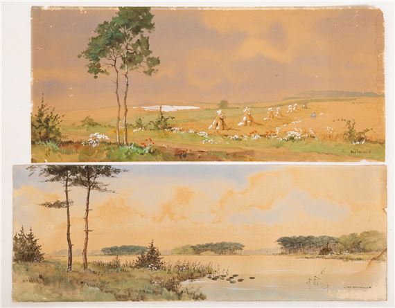 Two Landscapes - Arie Zonneveld