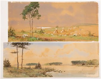 Two Landscapes - Arie Zonneveld