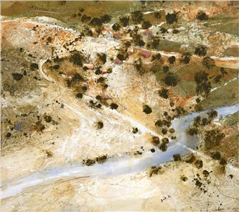 Desert Township - After Unseasonal Rain - Judith White