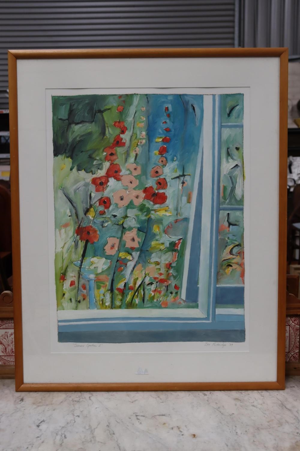 Artwork by Bev Puckridge, Summer Garden 2, Made of S.D.L.R
