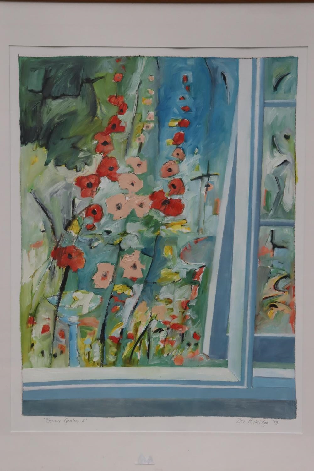 Artwork by Bev Puckridge, Summer Garden 2, Made of S.D.L.R