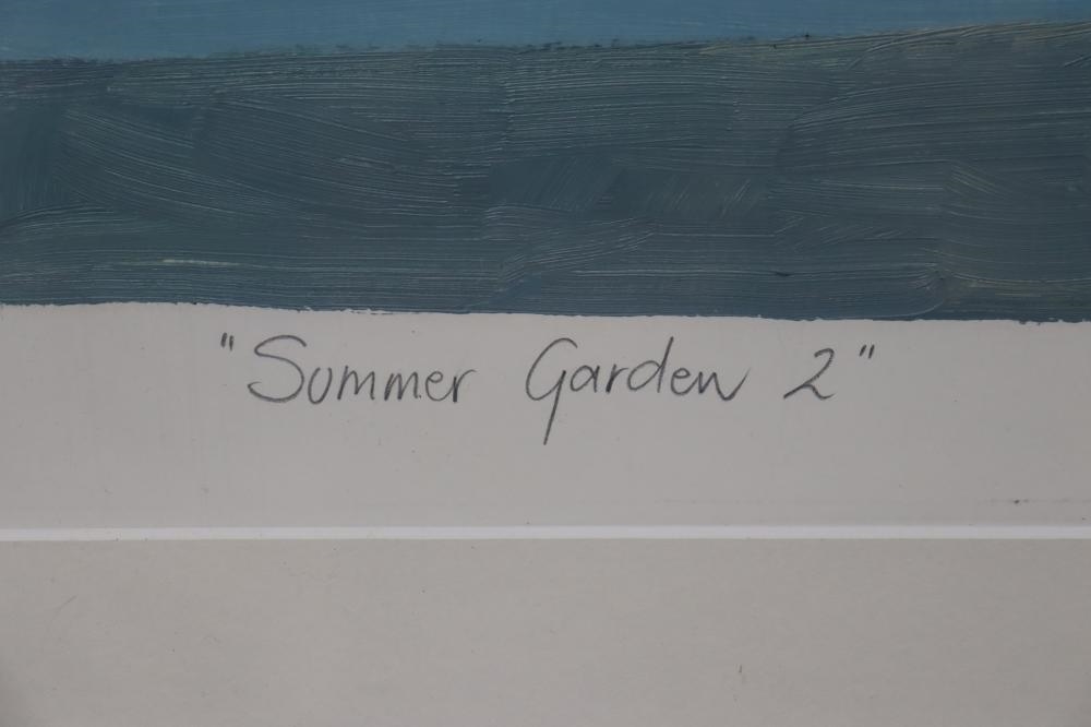 Artwork by Bev Puckridge, Summer Garden 2, Made of S.D.L.R