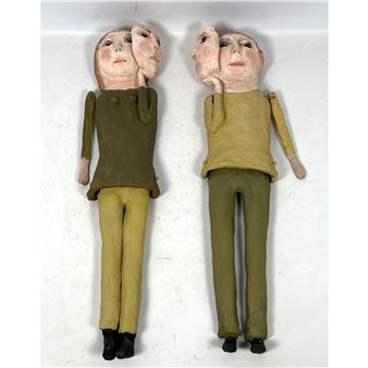 Figural Human Sculptures - Betty Hindes