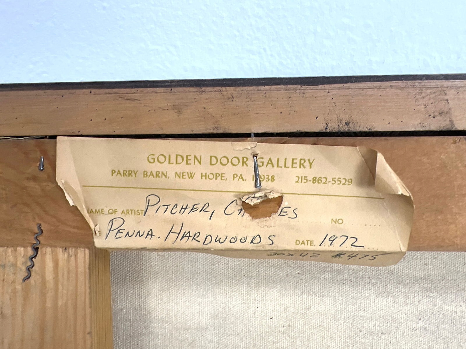 Artwork by Charles Pitcher, Penna Hardwoods, Made of Oil on canvas
