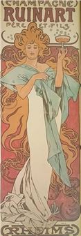 Champagne Ruinart - Alphonse Mucha