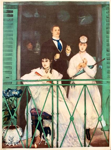 Édouard Manet | The Balcony (1868 - 1869) | MutualArt
