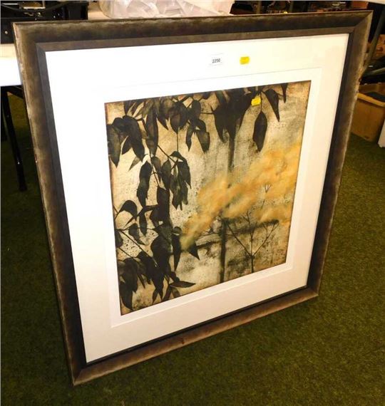 Jennifer Goldberger. Abstract study of leaves and a flower - Jennifer Goldberger