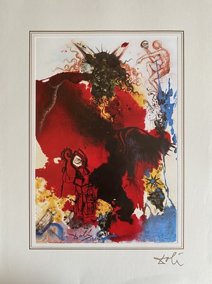 Salvador Dalí | The temptation of Christ in the wilderness (Matthew 4:1 ...