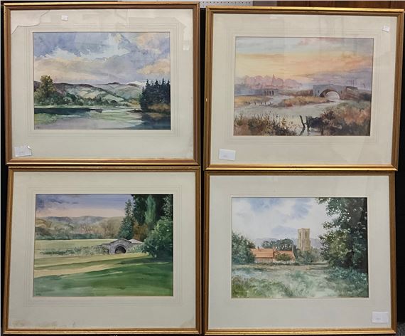 Digby Page | countryside villiage landscape | MutualArt