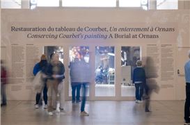 At Musée d'Orsay, a Courbet Painting Gets a New Life Before Visitors' Eyes