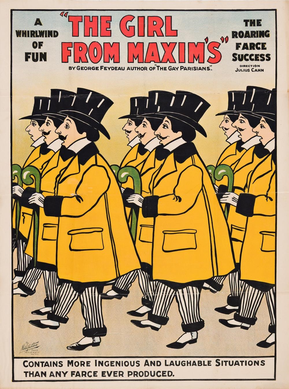 Archie Gunn | The Girl from Maxim's (1899) | MutualArt