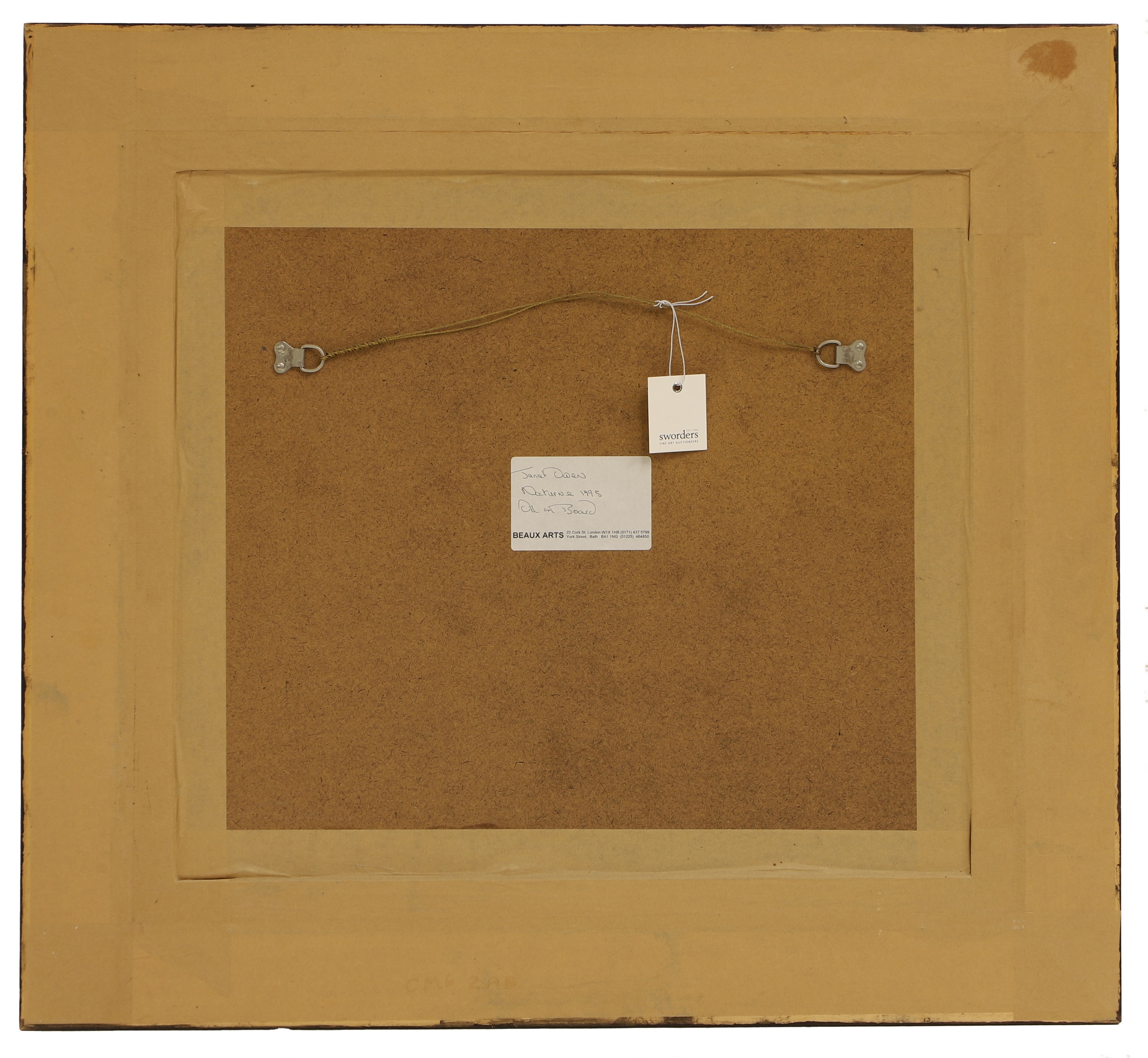 Artwork by Janet Owen, Nocturne, Made of oil on board