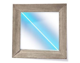 Diamond Frame with Turquoise Neon - Alain Buscarlet