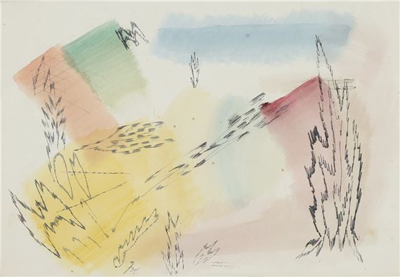 Composition abstraite by John Ferren, 1934