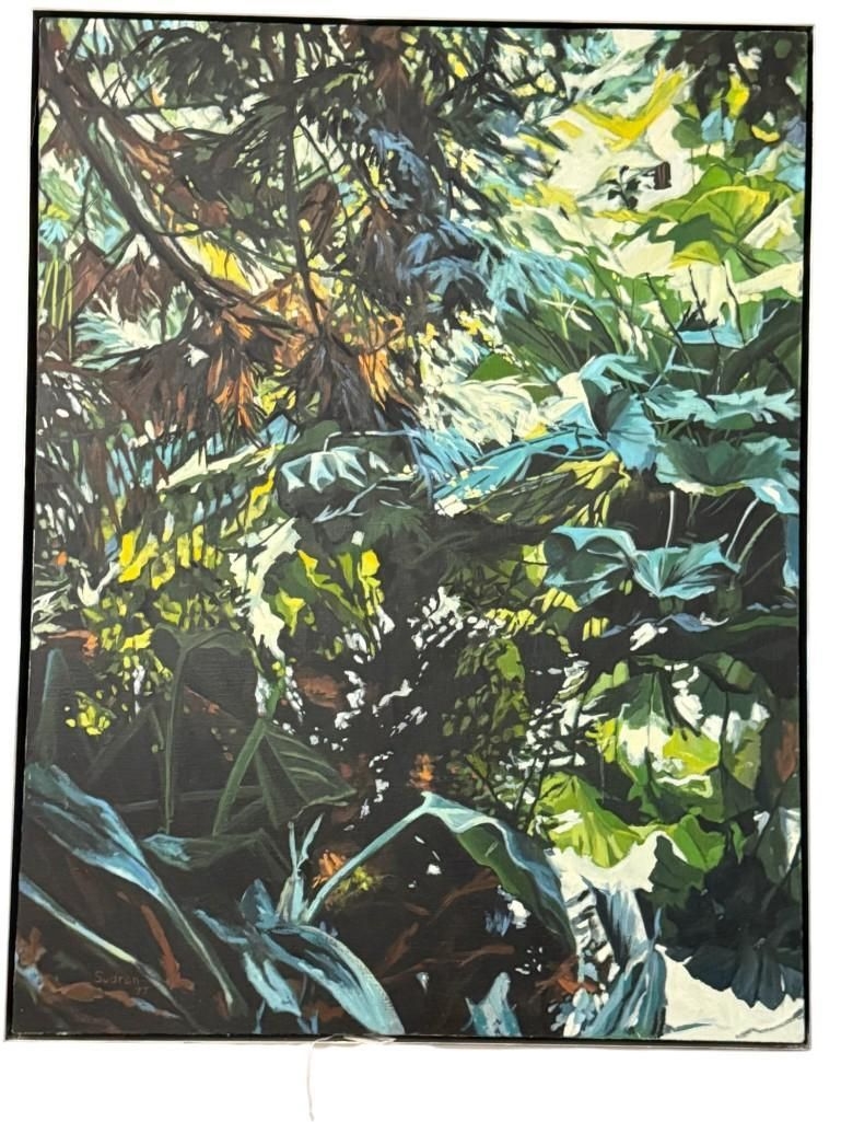 Artwork by Deborah Sudran, Floral, Made of oil on canvas