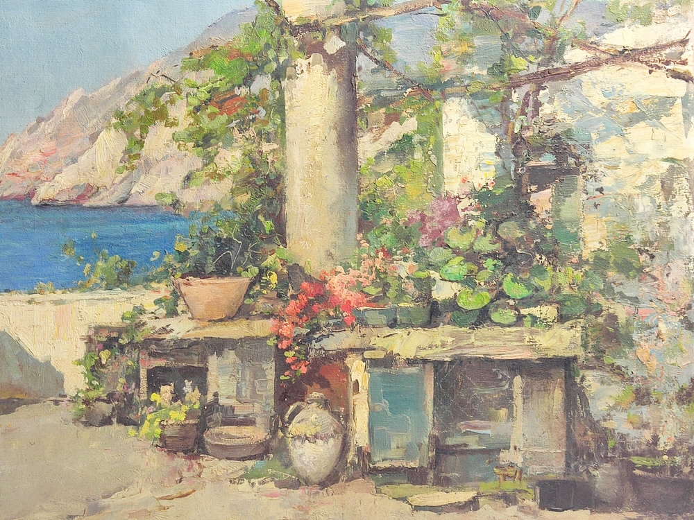 Artwork by Mario Maresca, Alassio, Made of oil on canvas