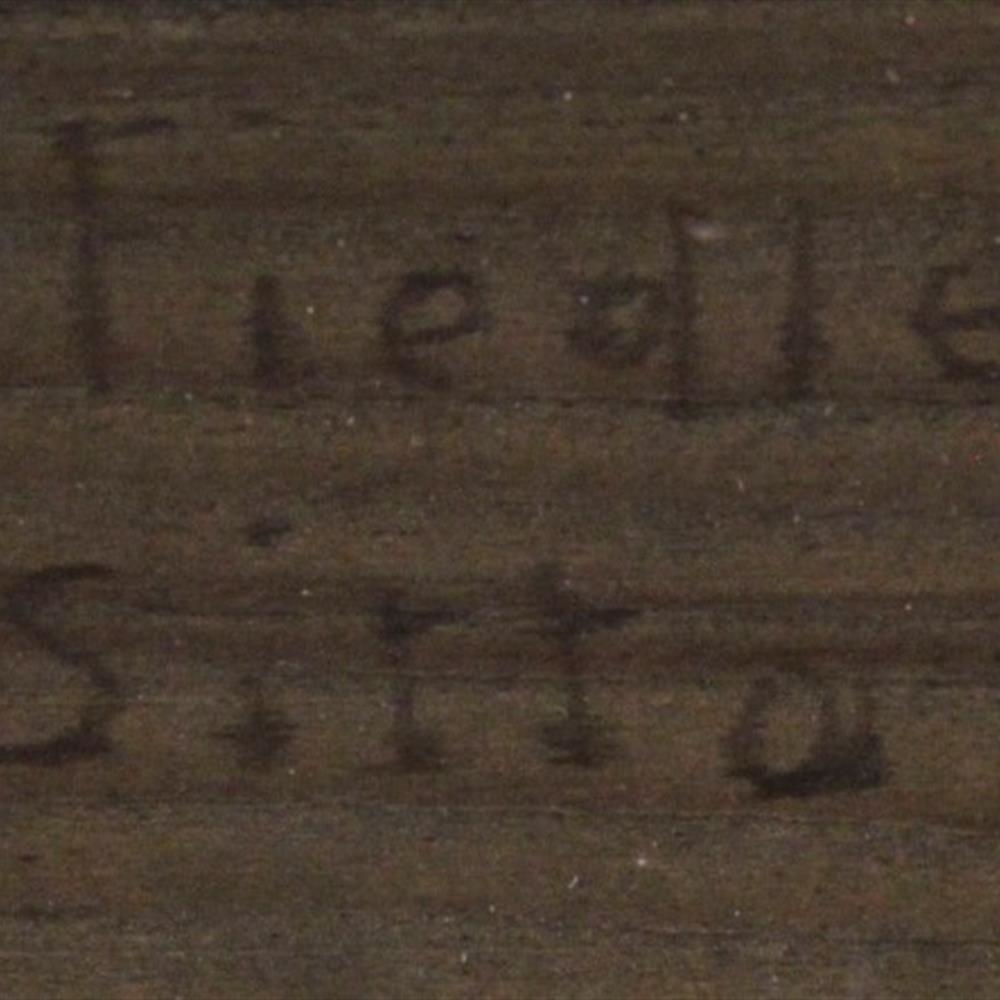 Artwork by Hans Fiedler, Bauer mit Kuh auf dem Heimweg, Made of oil on canvas