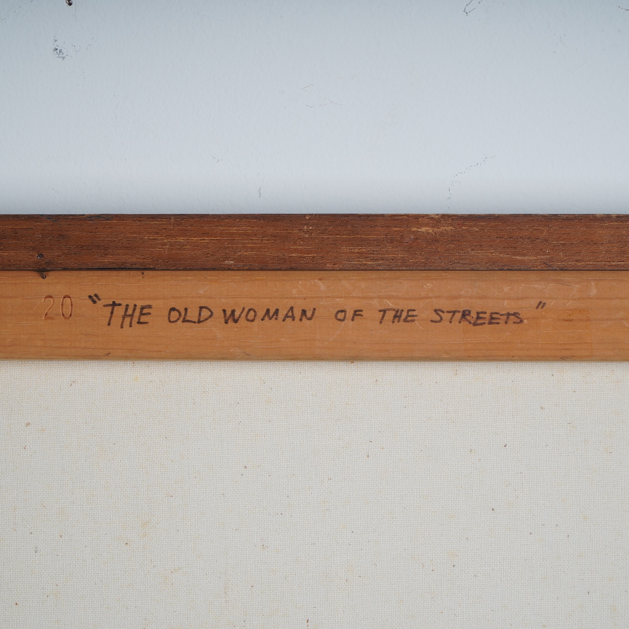 Artwork by Lee Kowels, The Old Lady, Made of Oil on canvas