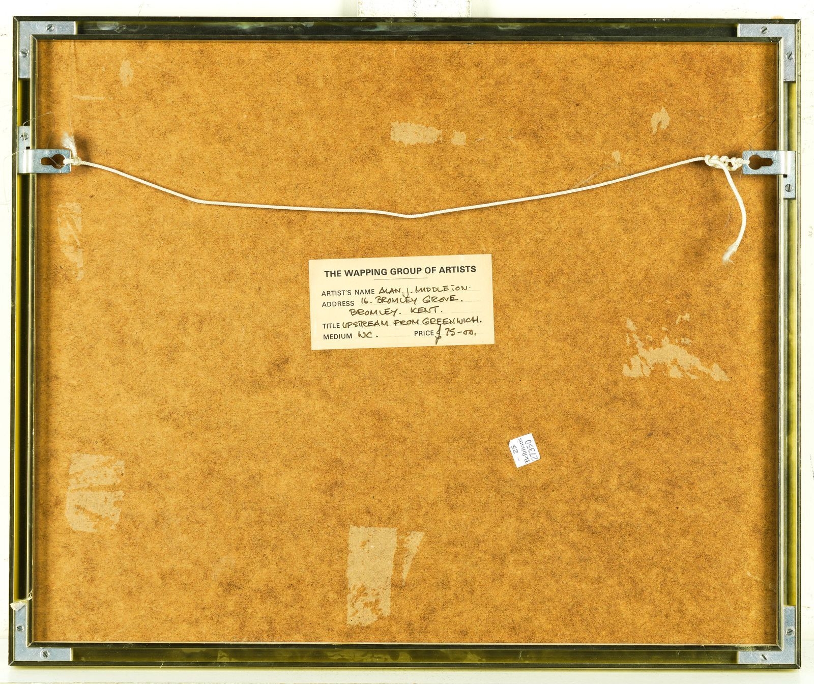 Artwork by Alan James Middleton, Tower Bridge, Made of watercolour heightened with white