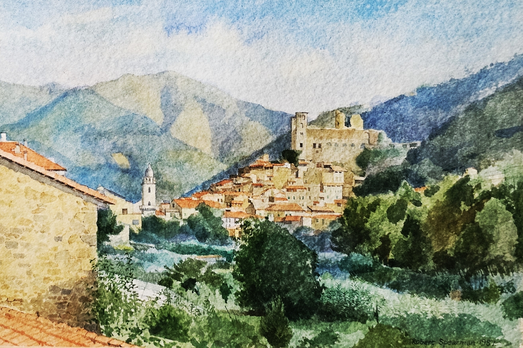 Artwork by Robert Spearman, Dolci Aqua, Made of Watercolour on paper