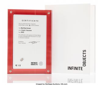 Red Drip Screen - Frank J. Guzzone