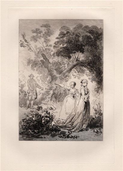 NICAISE THE BEAUTY by Jean-Honoré Fragonard, 1883