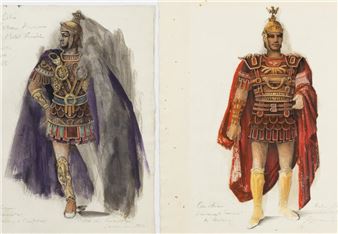 Costume Designs for Antony & Cleopatra - Loudon Sainthill