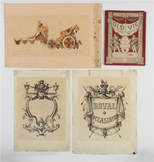 A Set Design for Le Coq D'Or by Loudon Sainthill, circa 1948