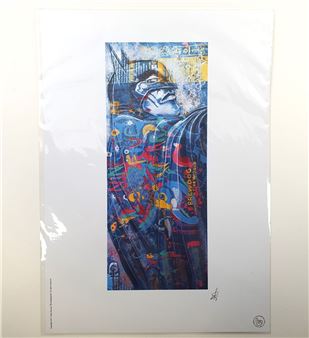 DUCAN Chris. Batman on Brewdog can - Chris Ducan