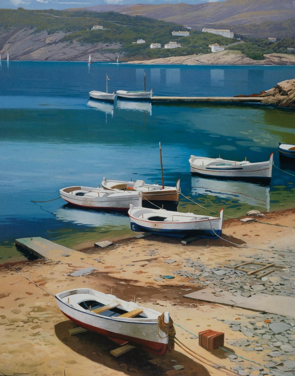 Artwork by Ramon Pujol Boira, RAMON PUJOL BOIRA (SPANISH, Made of oil on board