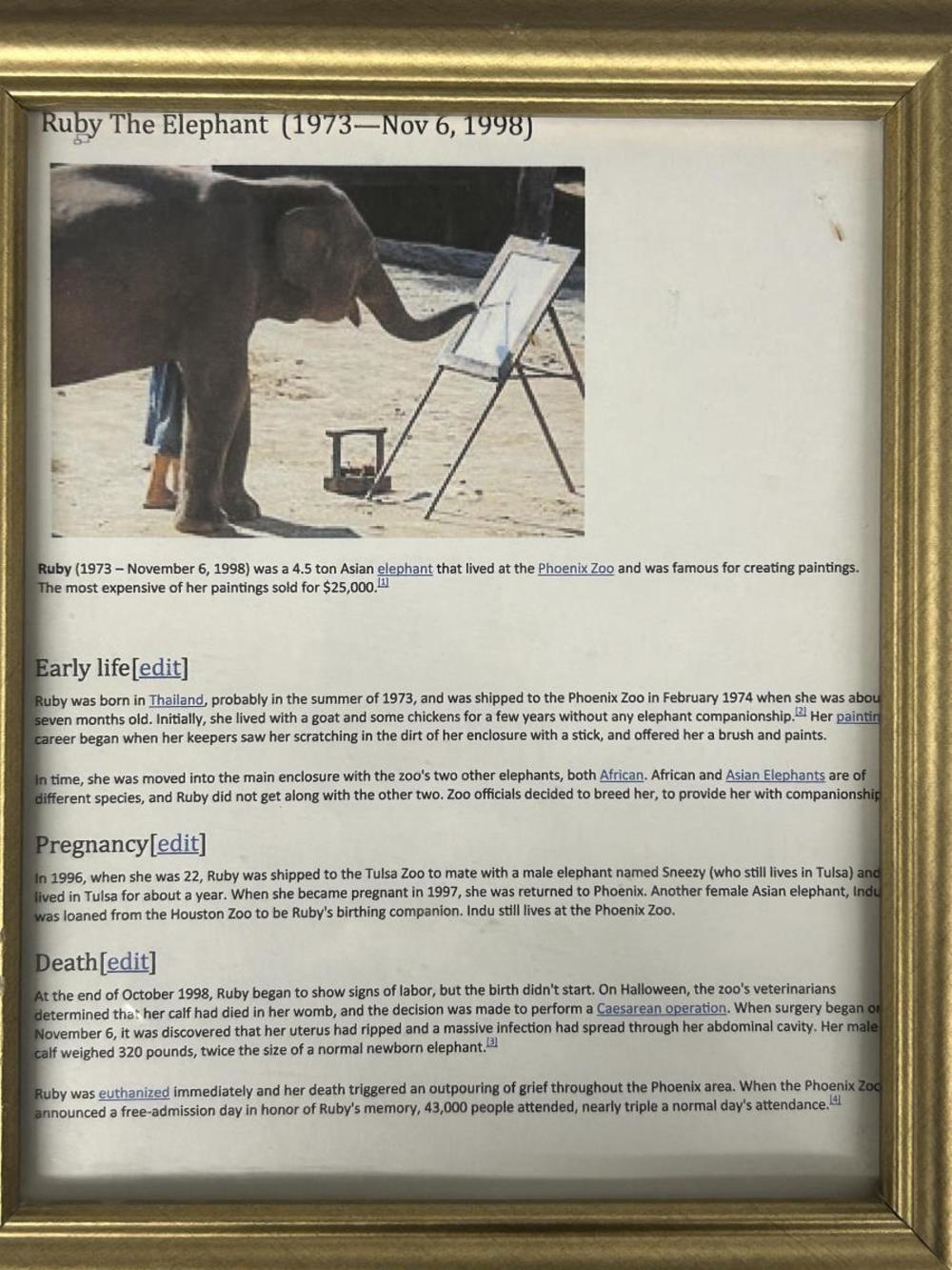 Ruby the Elephant | Magical Moments | MutualArt