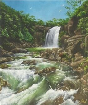 Waterfall and rapids - Loren Desbruslias