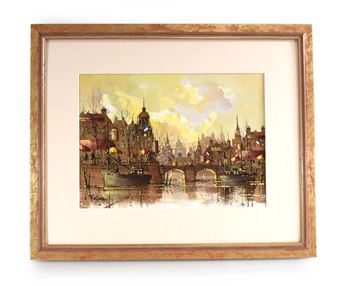 Ron Folland British  の絵 Ron Folland (British 1932-1999): Autumn River | Paintings