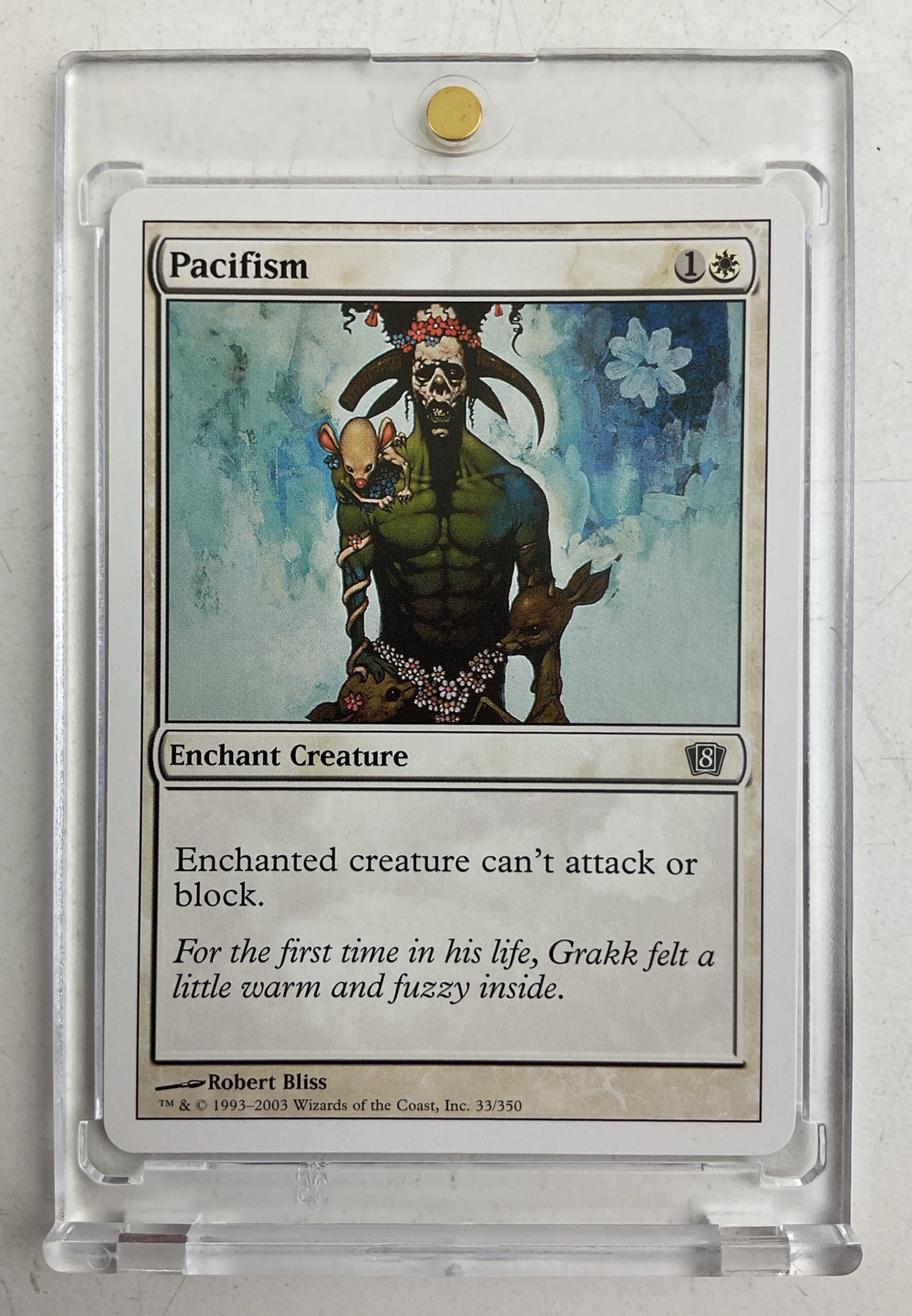 Robert R. Bliss | Magic: The Gathering Pacifism Card | MutualArt