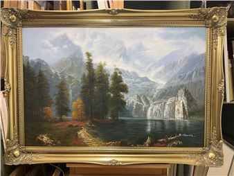 Sierra Nevada Mountain Scene - Albert Biers