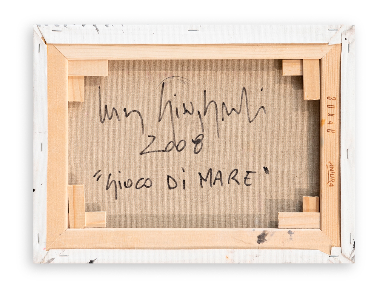 Artwork by Luca Giovagnoli, Gioco di mare, Made of oil on canvas