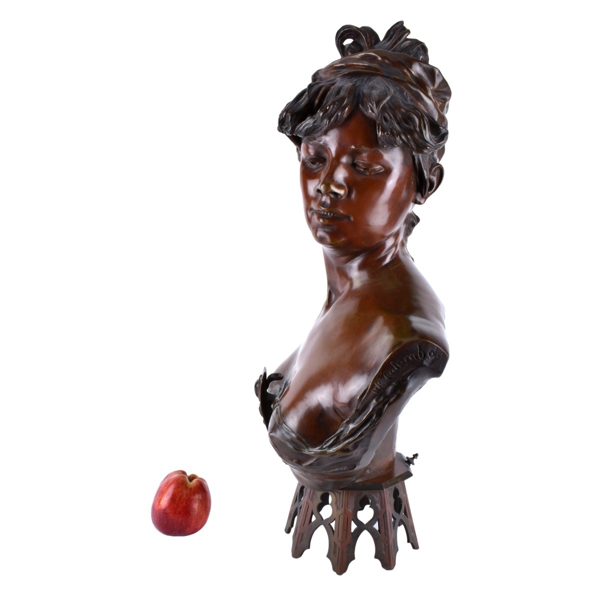 Artwork by Renzo Colombo, Boheme Orientale, Made of Bronze Sculpture