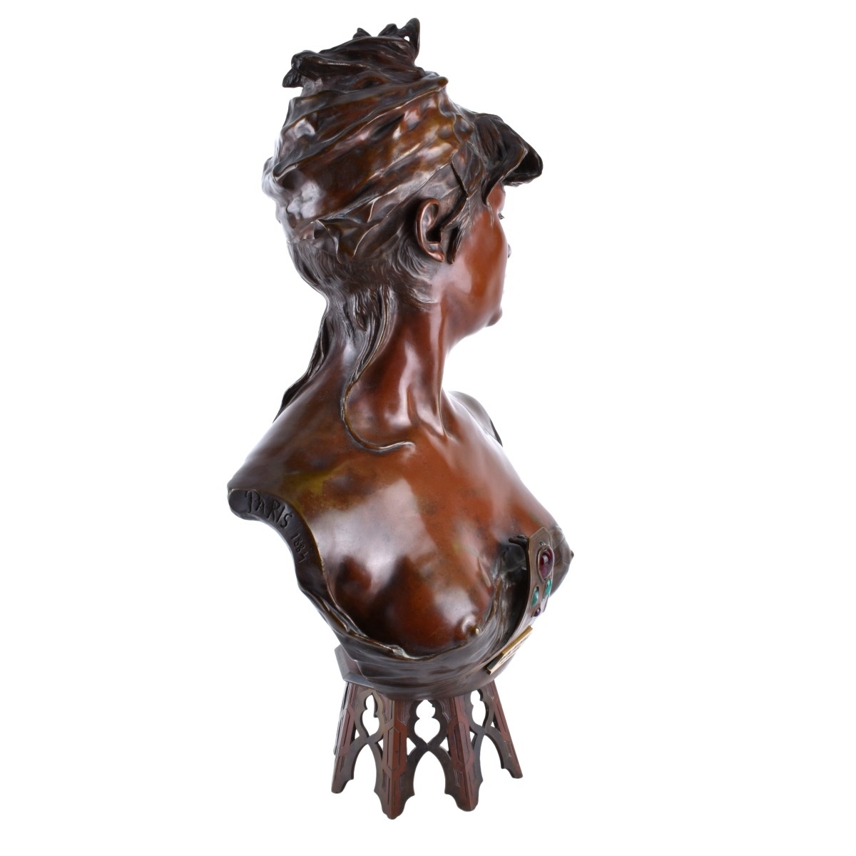 Artwork by Renzo Colombo, Boheme Orientale, Made of Bronze Sculpture